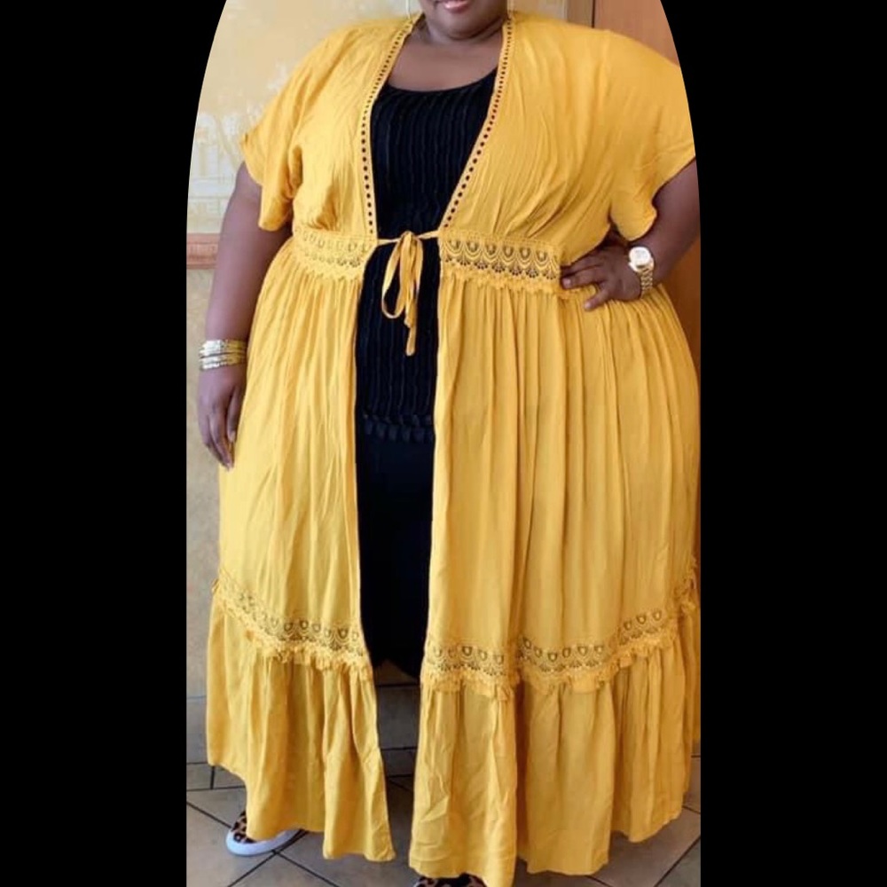 Mustard color cover up